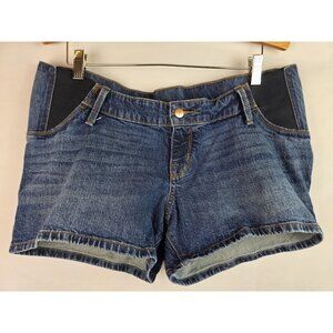 Isabel Maternity by Ingrid & Isabel Women's Jean Shorts Size 10 Denim Side Panel